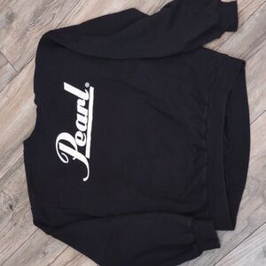 Pearl® Drums Graphic Design Black Sweatshirt Size Medium